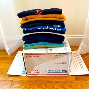 Men T-shirts, box of